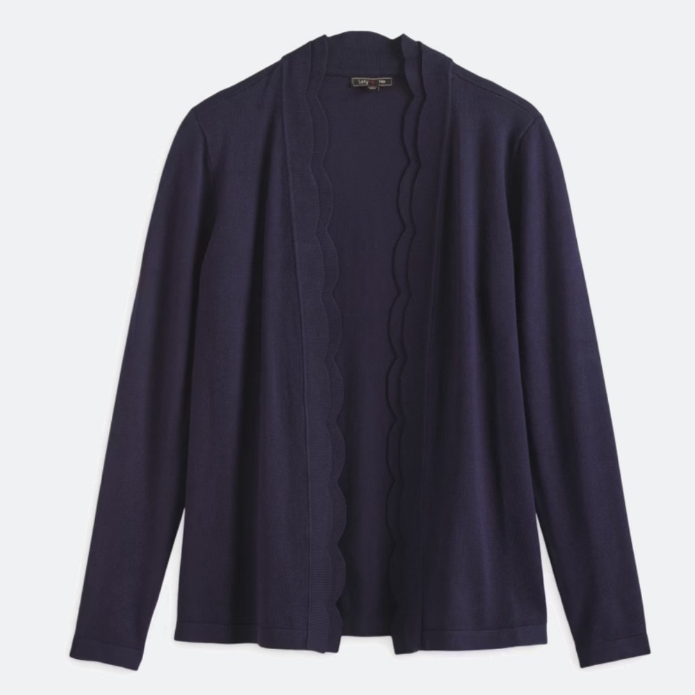 Lefty & Me Navy Women's Cardigan